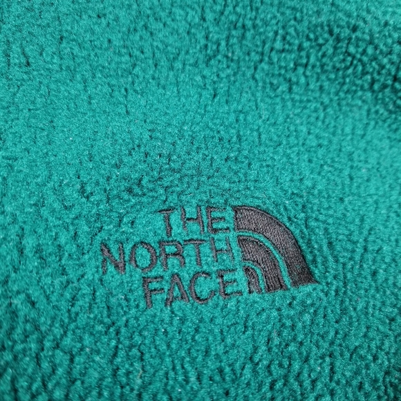 VTG 90's 80's Made in USA The North Face Zip Up Fleece Green Vest - Picture 5 of 8